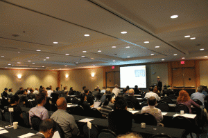 Not to mention a packed room full of industry and academic leaders