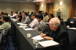 People were fervent about taking notes, making sure they didn't miss a word