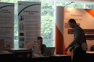 The Exhibition booths were active following up with connections made during the meeting.