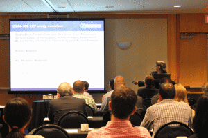 Margaret Lee captivates the audience during the pain session