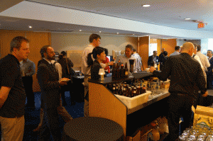 Of course the Bartender helped lubricate the interactions between attendees