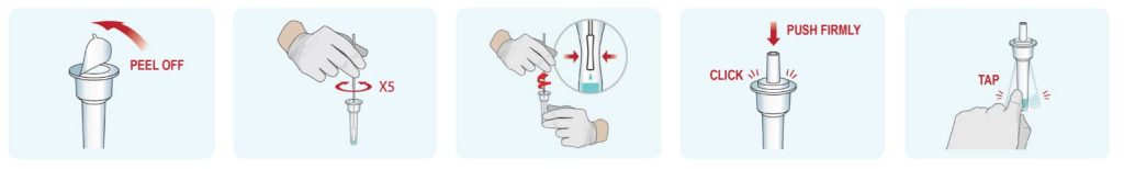 COVID-19 Antigen Rapid Test Kit Detection Procedure