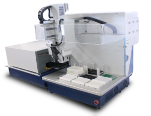 VERSA 600 IonFlux Setup Workstation, Integrated with IonFlux Automated Patch Clamp System, Holds up to 5 96-well or 384 well IonFlux Plates.