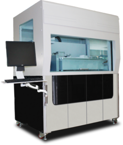 Automated liquid handling workstation,VERSA 2100 has a 45-position modular deck configuration with options such as magnetic bead vortex, temperature control module and Reagent Drop