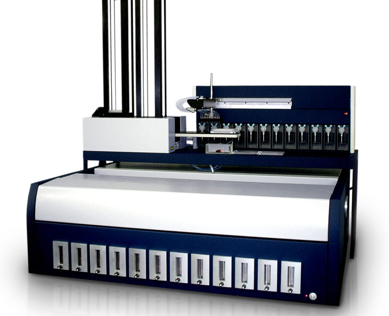 The ICR 12000 is designed for ultra-high throughput ion channel screening of compound libraries, incorporating multi-channel sampling and enhanced automation features.